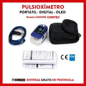 Pulsioxímetro compacto de dedo OLED - ContecMed CMS50D CE FDA