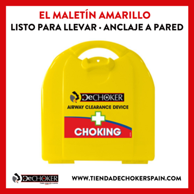 SOPORTE MALETIN AMARILLO EXTRABLE MULTIFUNCIÓN