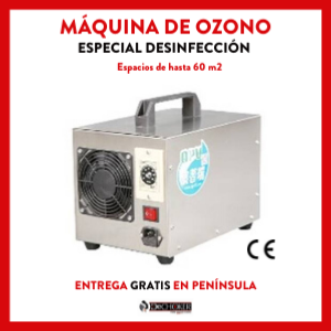 A0 Máquina AUTOMÁTICA PROFESIONAL  portátil generadora de ozono 5.000 mg/h para desinfección 60m2