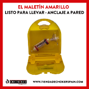 SOPORTE MALETIN AMARILLO EXTRABLE MULTIFUNCIÓN